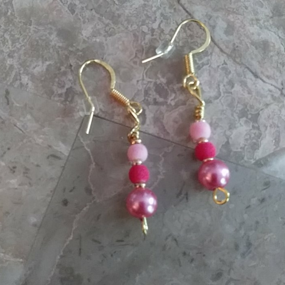 NWOT Handmade earrings...3 Pairs 16.00...must buy 3 Pairs